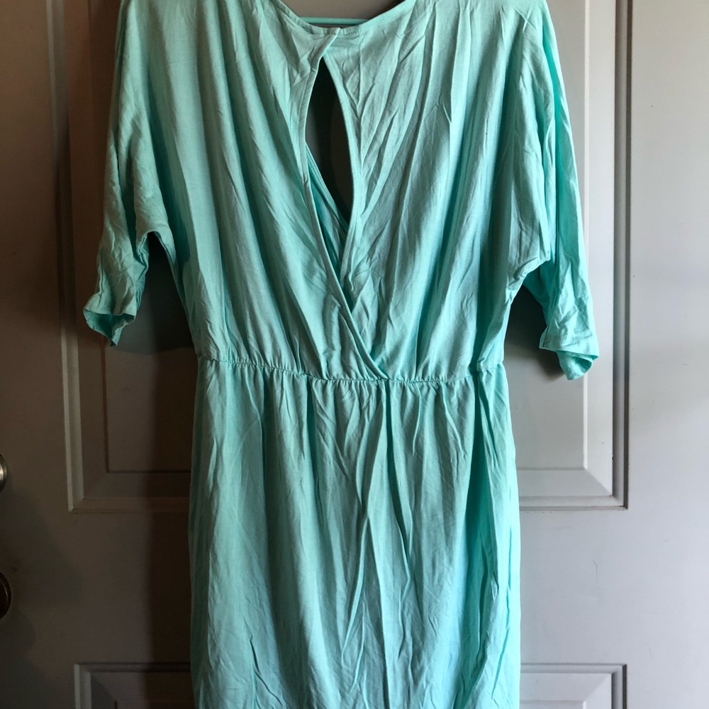 Nasty Gal mint green mini dress. With pockets! - Picture 2 of 3